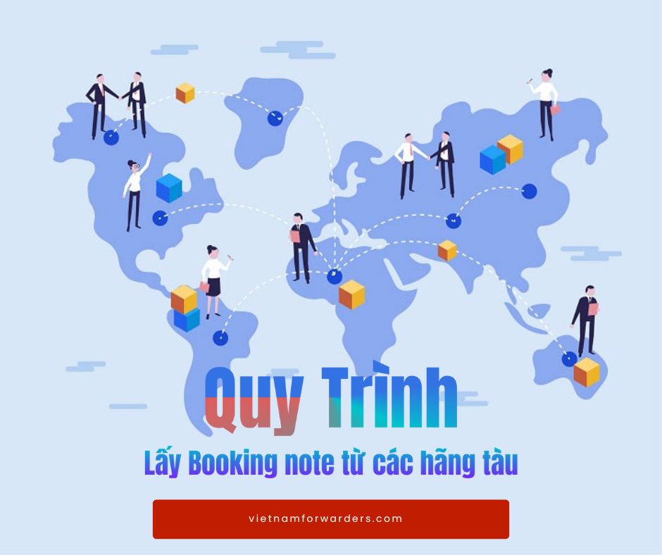Lấy Booking note từ các hãng tàu